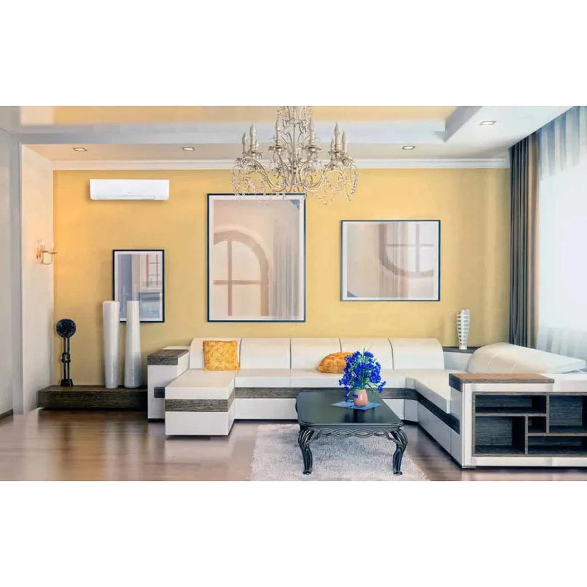 Daikin MXM Series 36000 BTU 20.6 SEER2 4 Zone R32 Ductless Mini Split Heat Pump System - 9K+9K+12K+18K