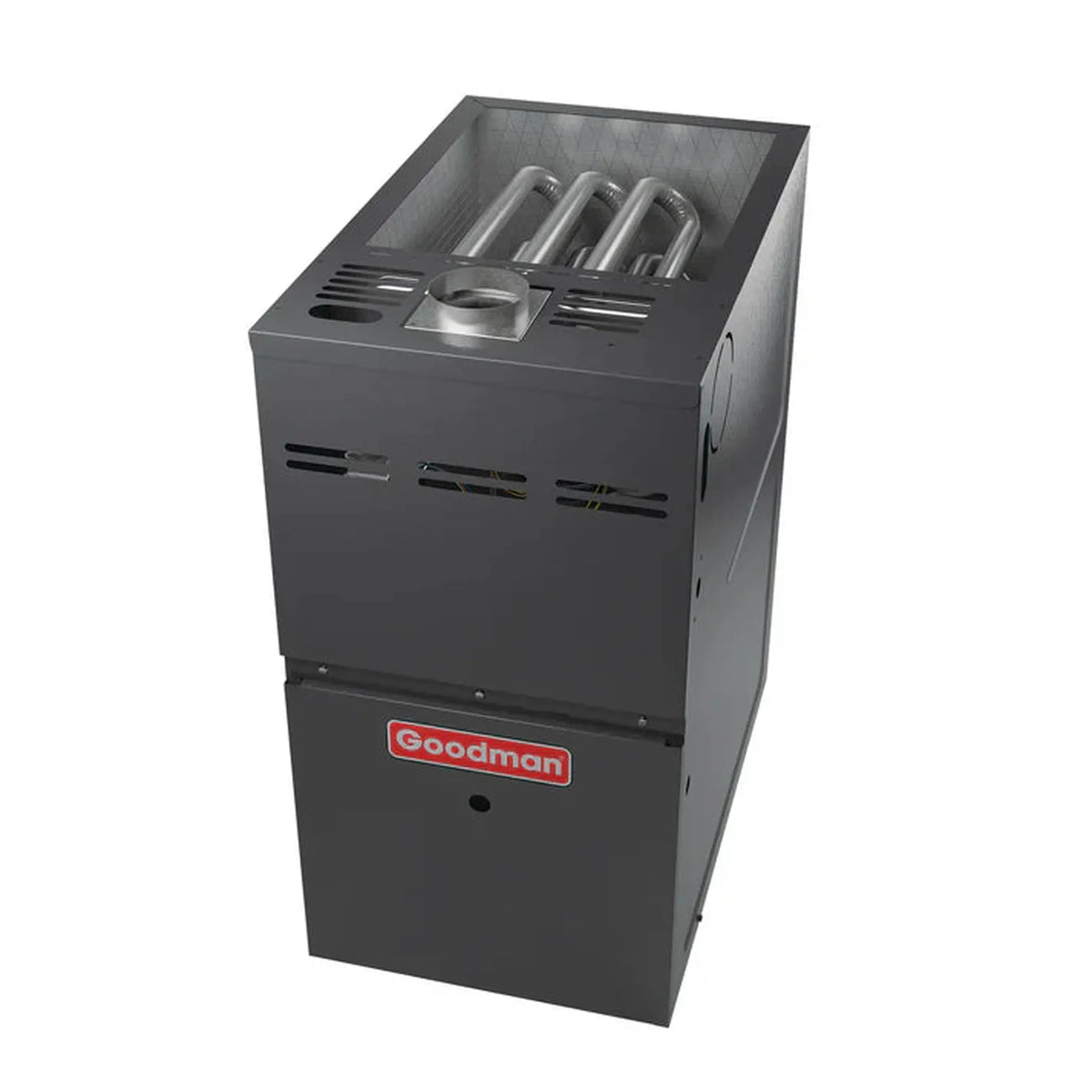 Goodman 80,000 BTU 80% Two Stage Gas Furnace, Upflow/Horizontal