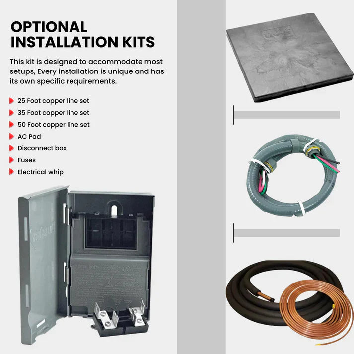 Goodman Installation Kit with Line Set for 1.5-3 Ton System