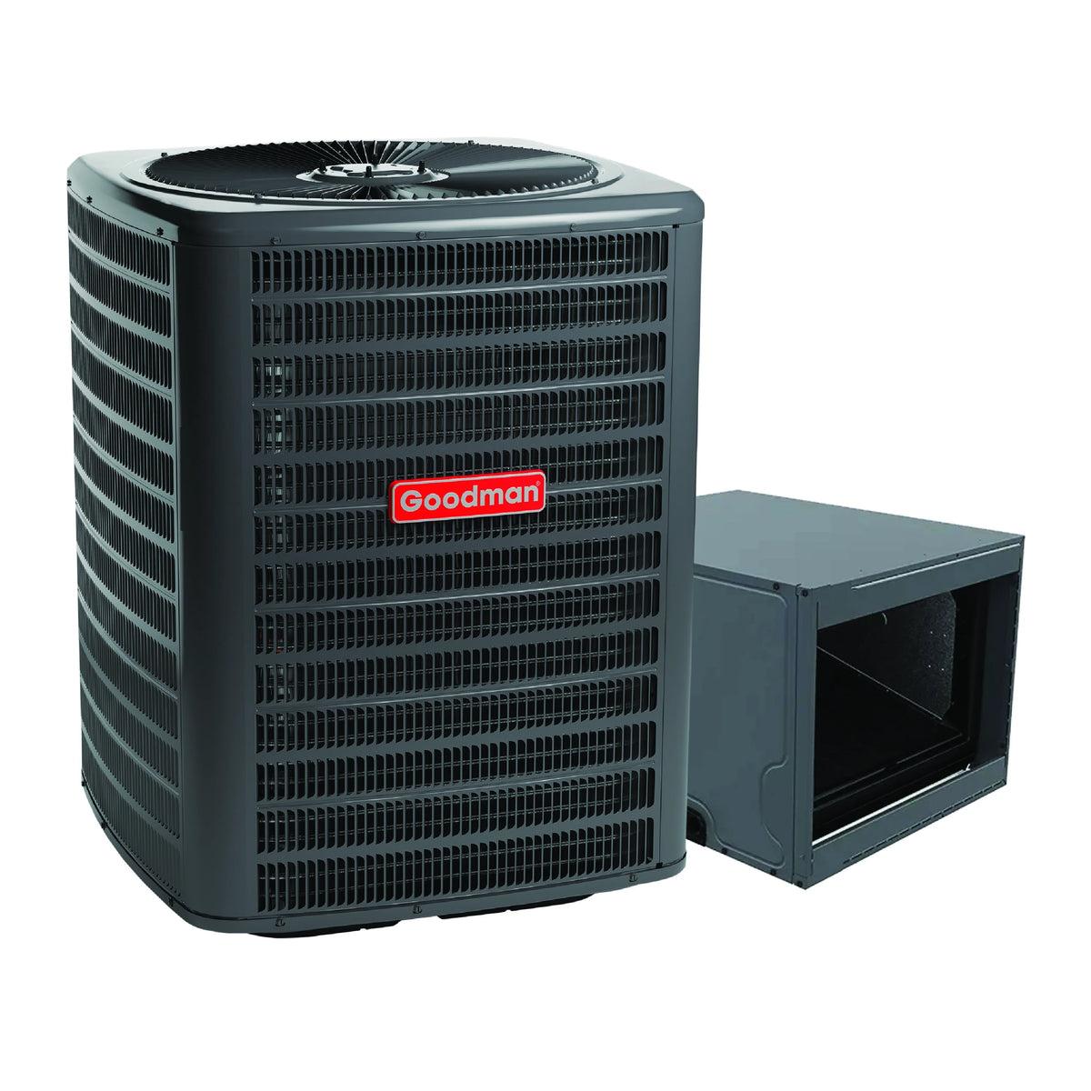 Goodman 1.5 Ton 14.3 SEER2 R32 Air Conditioner &amp; 14&quot; Horizontal Cased Coil